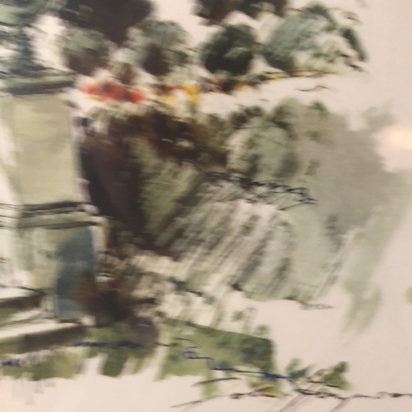 Colonial Williamsburg souvenir of Governor’s Palace/print/ wood framed/glass - Picture 8 of 15